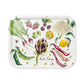 Rich Pickings Fruit and Vegetable Birch Veneer and Melamine Tray