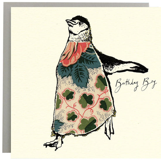 Birthday Boy Penguin Card