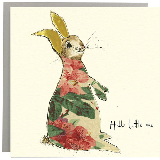 Hello Little One Rabbit Card