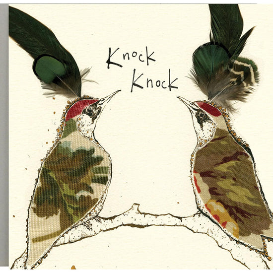 Knock Knock Woodpecker Bird Card