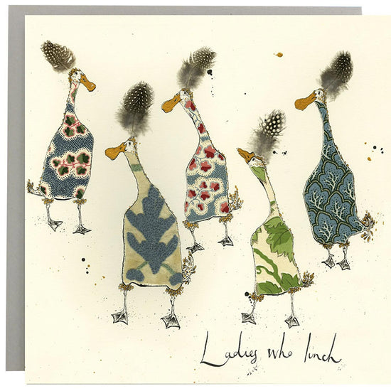 Ladies who lunch Duck Card