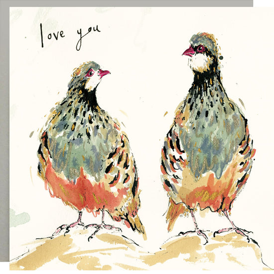 Love You Partridge Card