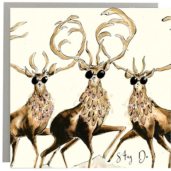 Stag Do Deer Card