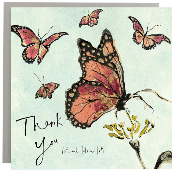 Thank You lots and lots and lots Butterfly Card