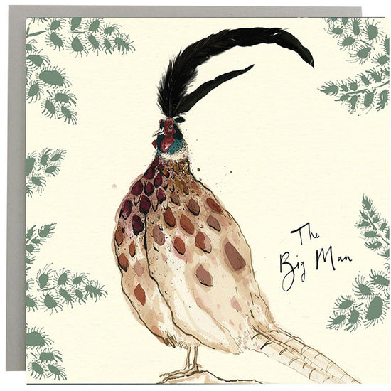 The Big Man Pheasant Card