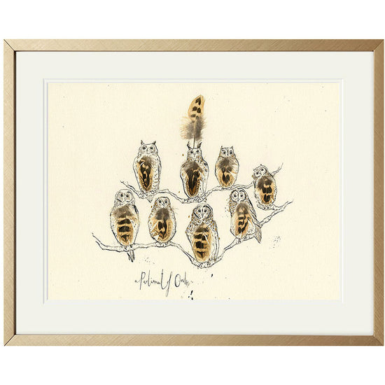 A Parliament of Owls Print
