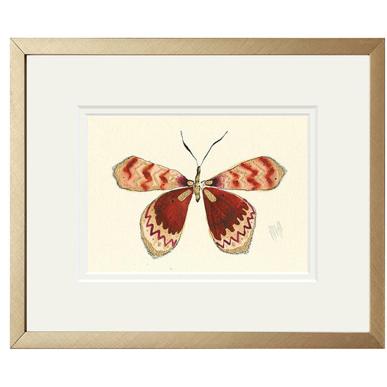 Amber Butterfly Print