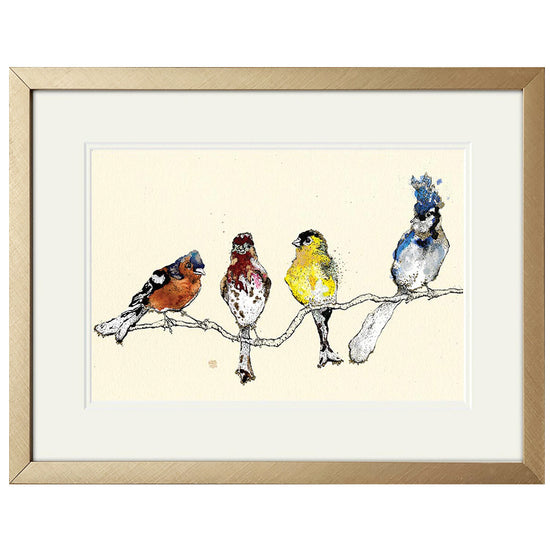 Finches Bird Print
