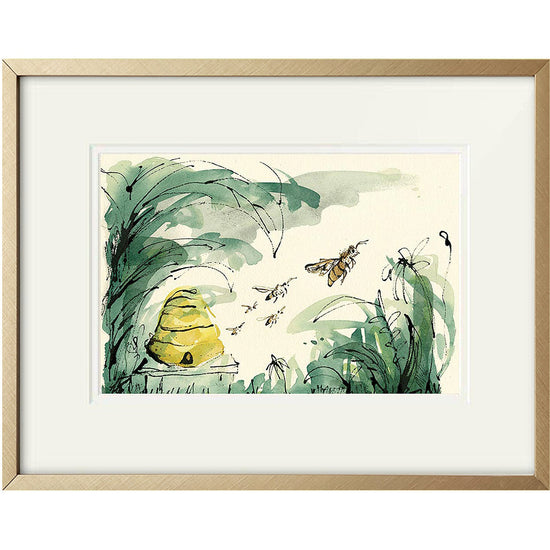 Honey Heroes Bee Print