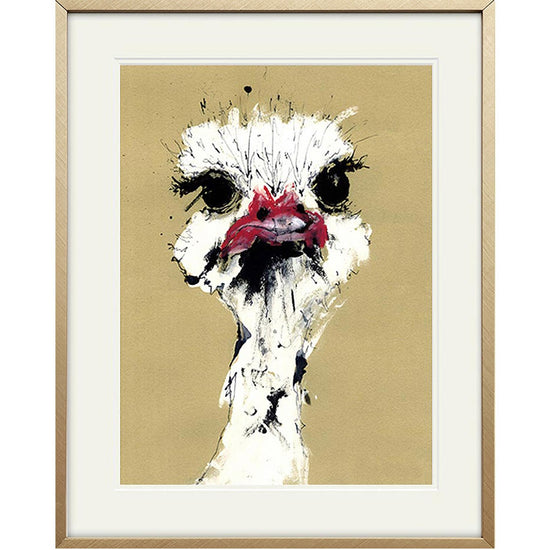 Mr Ostrich Print
