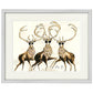 Stag Do Deer Print