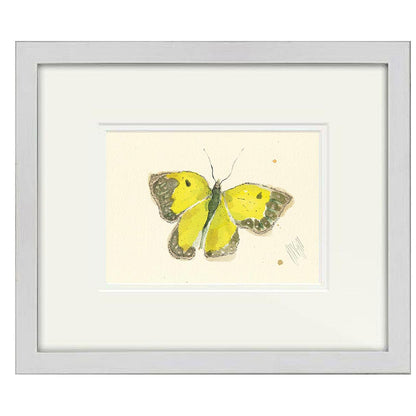 Yellow Butterfly Print