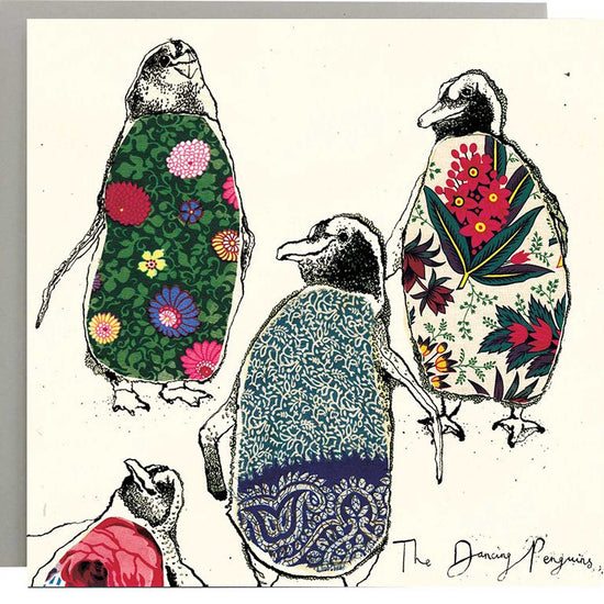 The Dancing Penguins Card